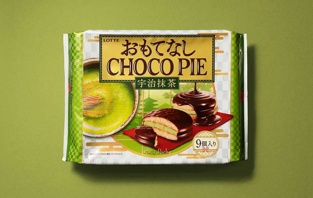 おもてなし CHOCO PIE 宇治抹茶 01